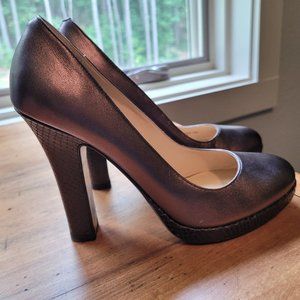 Cole Haan bronze heels